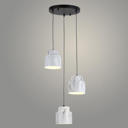 Подвес MDGD40611/3HQ BK+GREY+WT черный/серый/белый 3х60W E27 h1200, 24